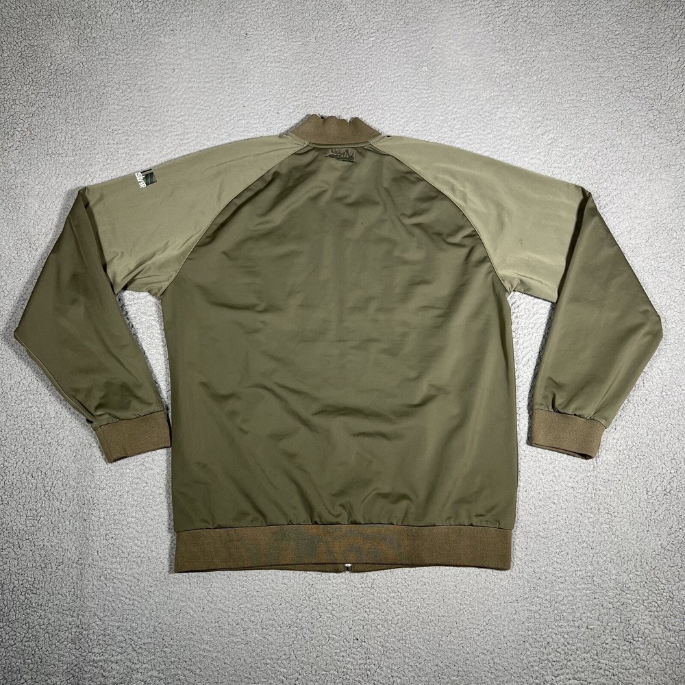 Quiksilver Jacket Mens XL Brown Camo Full Zip Outdoor Casual Preppy Logo Pockets - Picture 10 of 10